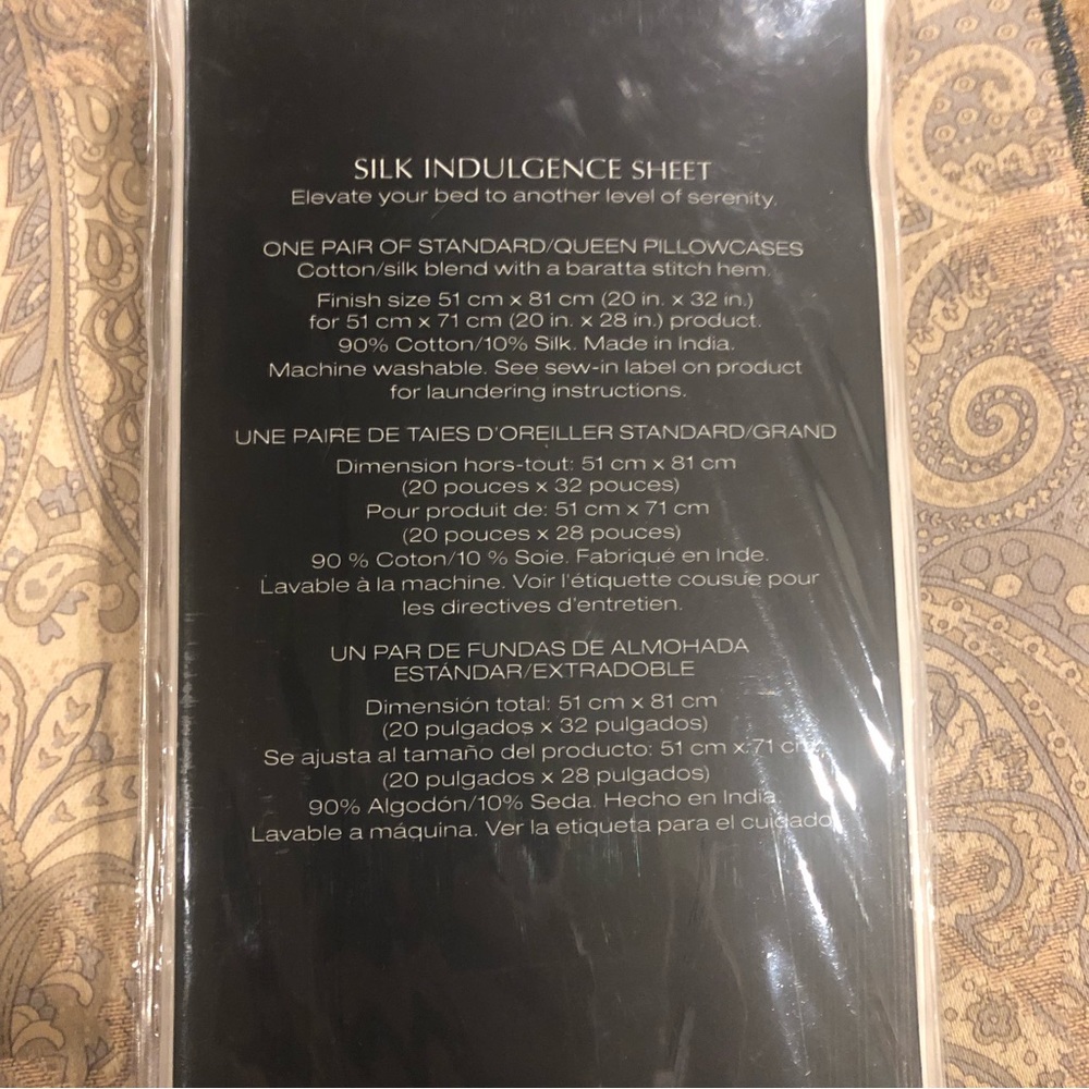 NWT Donna Karan Silk Indulgence Ivory Pillowcase Set - Picture 9 of 11